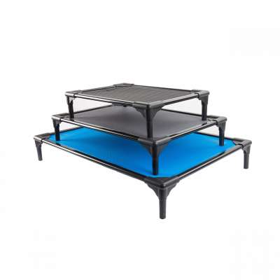 High quality Eco-Friendly Extra large Metal frame Indoor Foldable Elevated Pet Bed