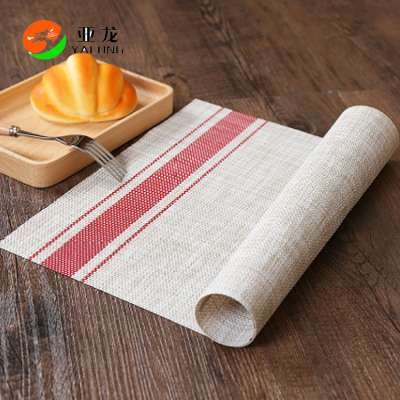 Manufacturer Wholesale Design Custom Heat Resistant Easy To Clean Customized Plate Mat Dining Table custom table mat