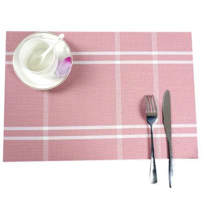 China cheap PVC  place mat kids baby fabric plastic  eco-friendly place mat dinner mat