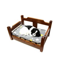 Luxury Pet Dog Bed Wholesale Pet Bed Ortopedic Wooden Pet Beds Solid Wood Furniture Bed